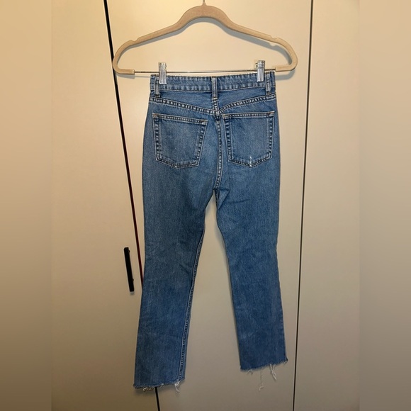 Reformation Petite Brooke High Rise Straight Jean Size 23 - Picture 4 of 5